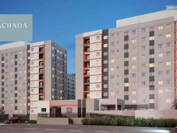 » Cury Cidade Jaguaré 2 Dorms 34,88m² à 43,44m² Sacada e Vaga