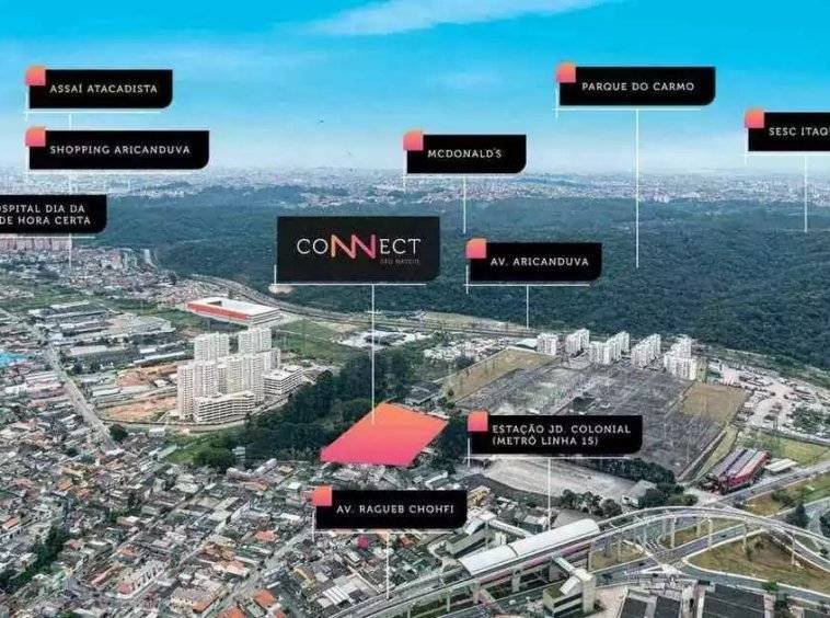 » Cury Connect São Mateus | 1 e 2 Dorms com Vaga e Varanda